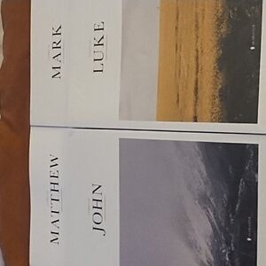 NWT 4 soft cover books The Gospels of Luke, Matthew,John and Mark